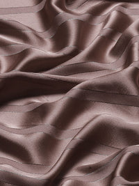 Tikhi Imli Gunmetal-Toned Striped Saree