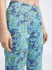 HERE&NOW Abstract Printed Kurta with Trousers & Dupatta