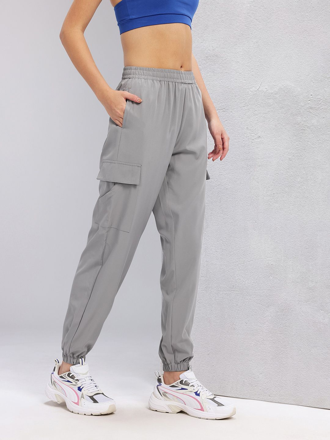 HRX by Hrithik Roshan Women Rapid-Dry Training Cargo Joggers