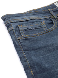Being Human Men Slim Fit Heavy Fade Stretchable Jeans