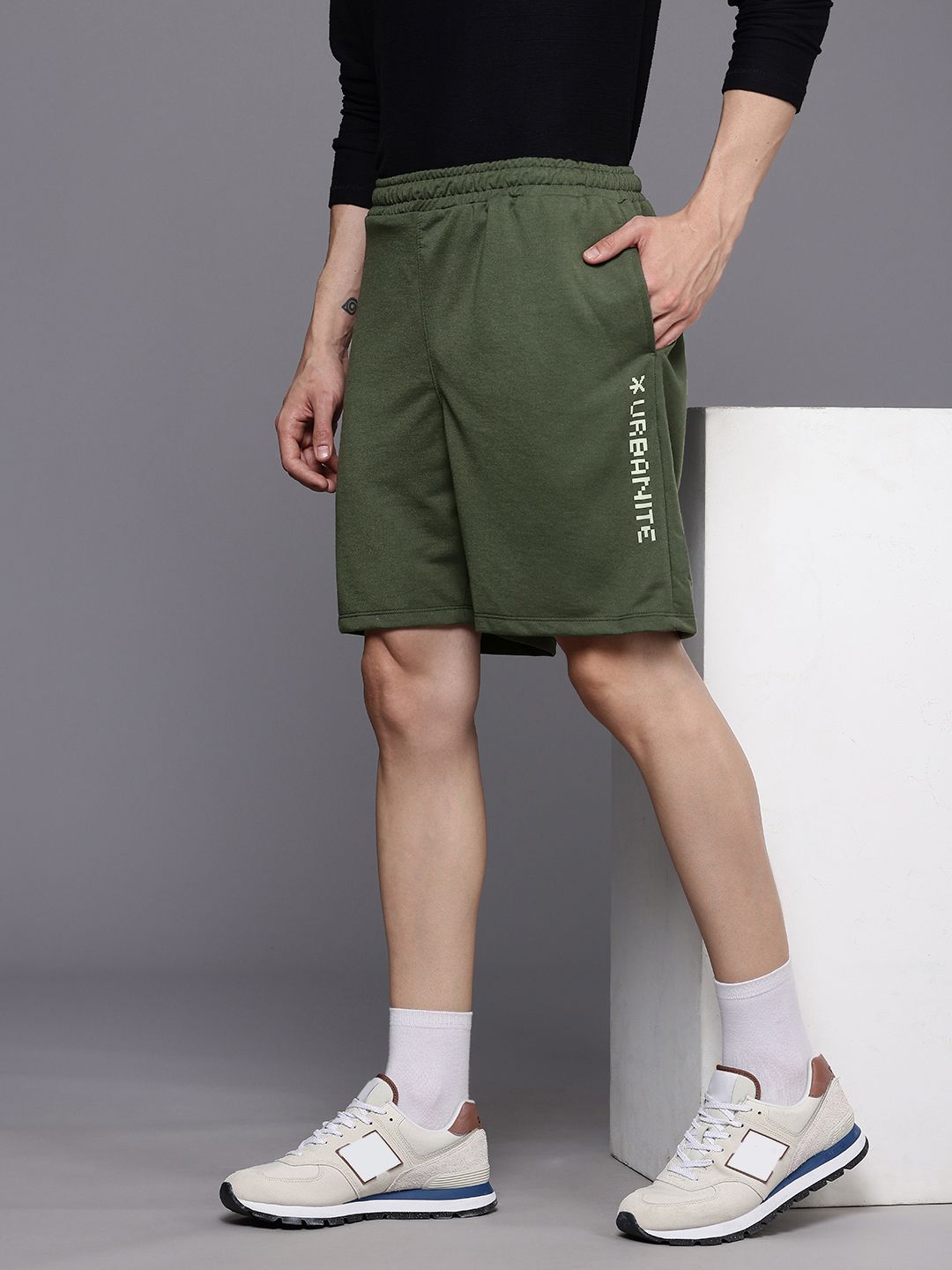 HRX by Hrithik Roshan Men Typography Printed Shorts
