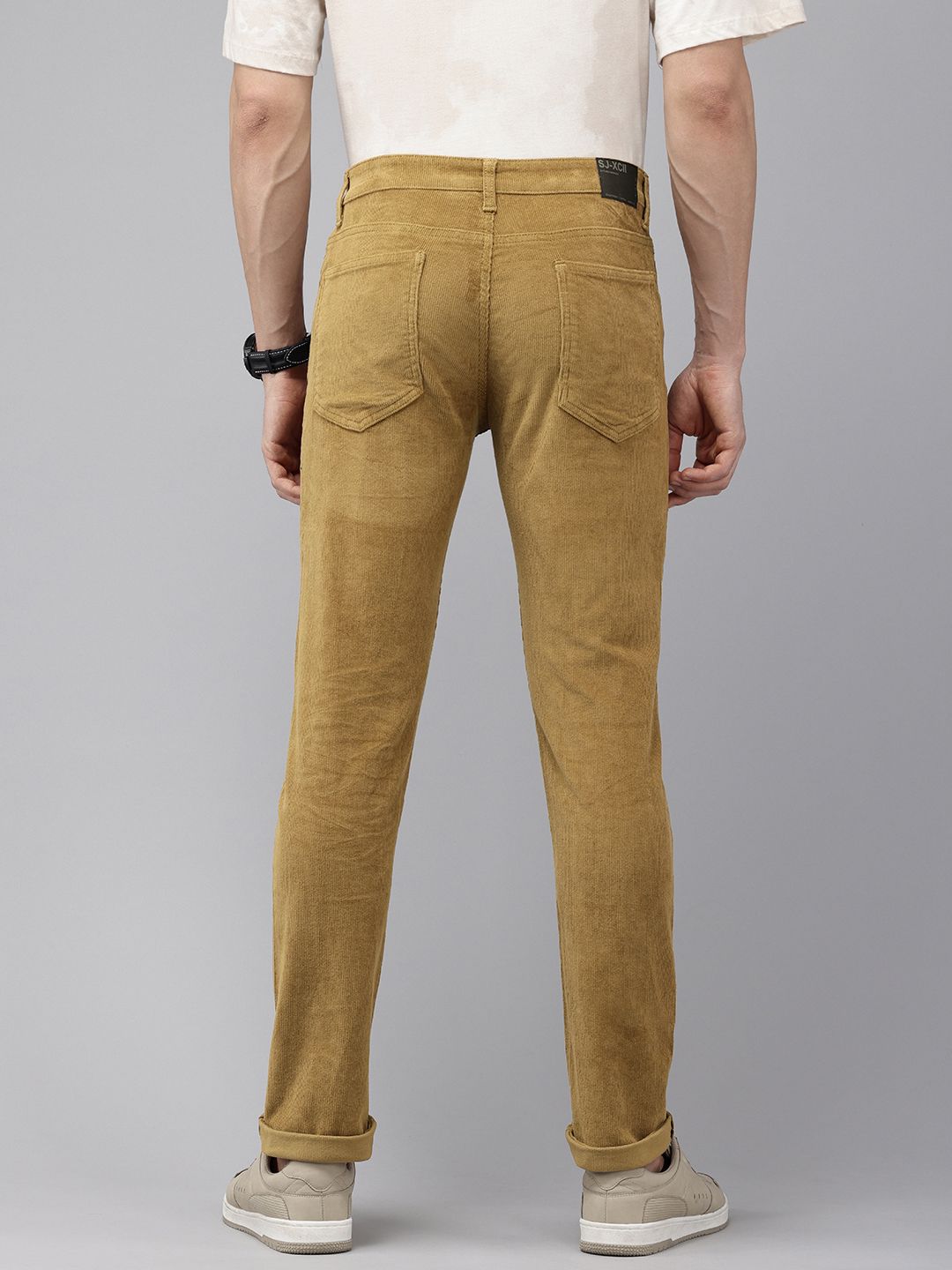 SPYKAR Men Corduroy Chinos Trousers