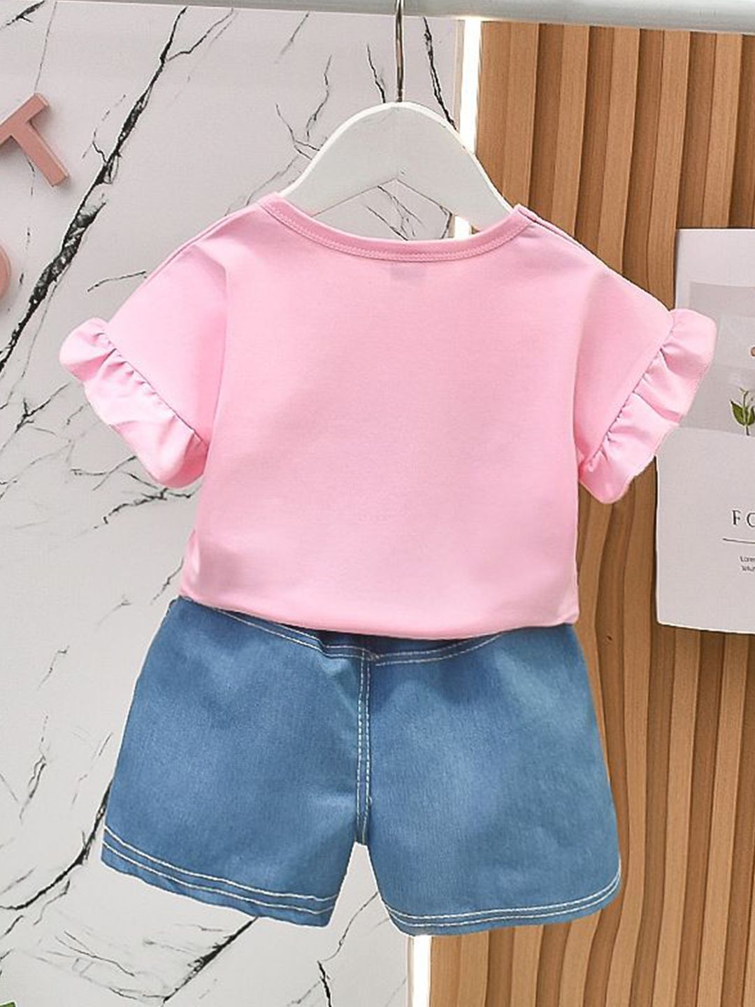 YK Girls Top with Shorts