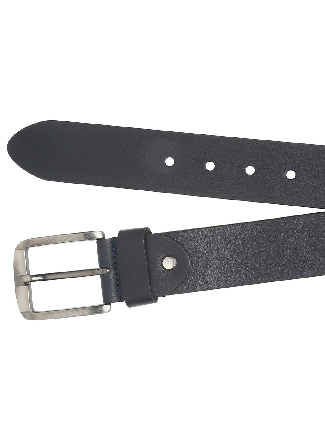 Teakwood Leathers Men Textured Leather Belt
