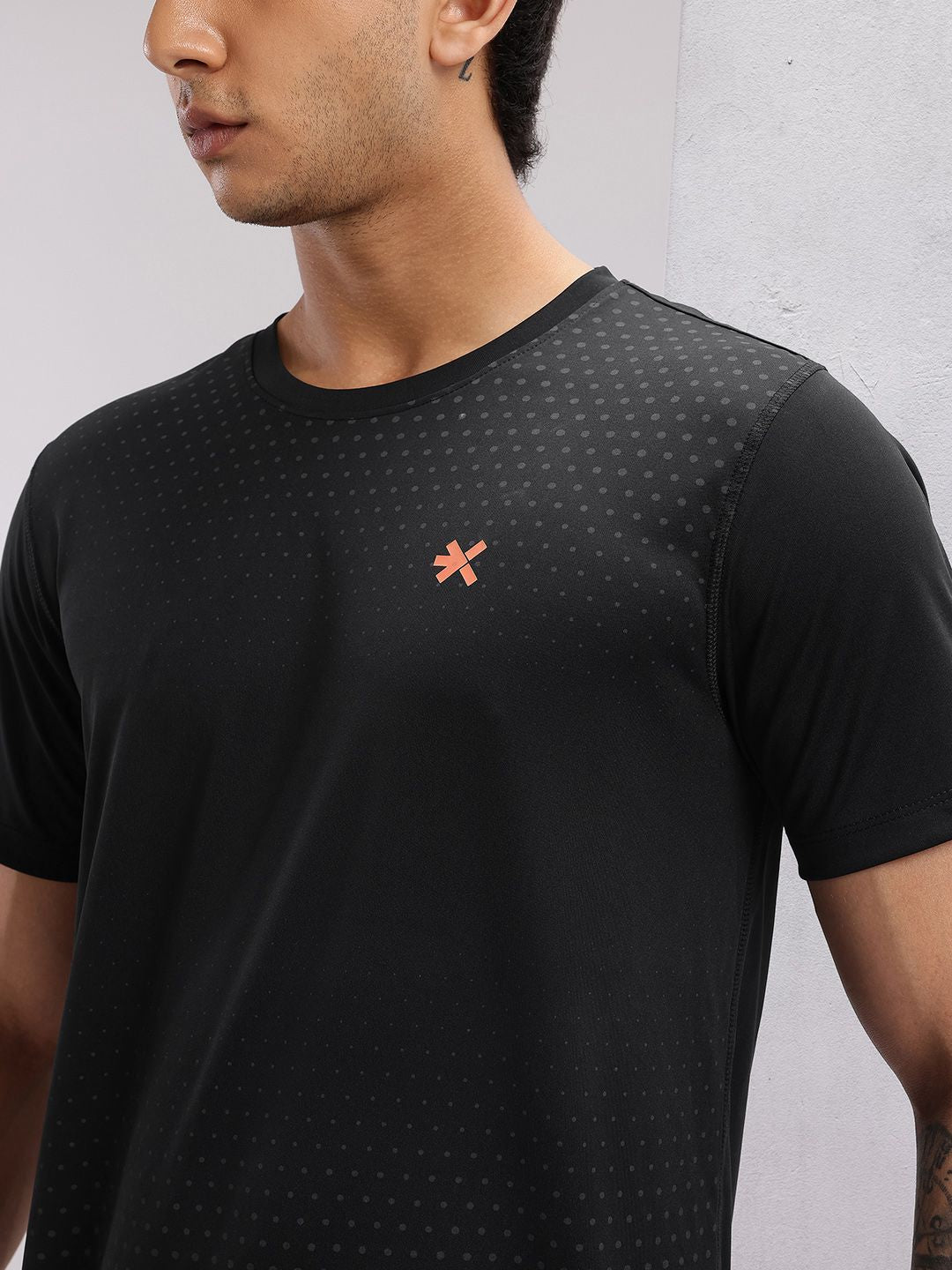 HRX by Hrithik Roshan Men Printed Rapid-Dry Training T-shirt