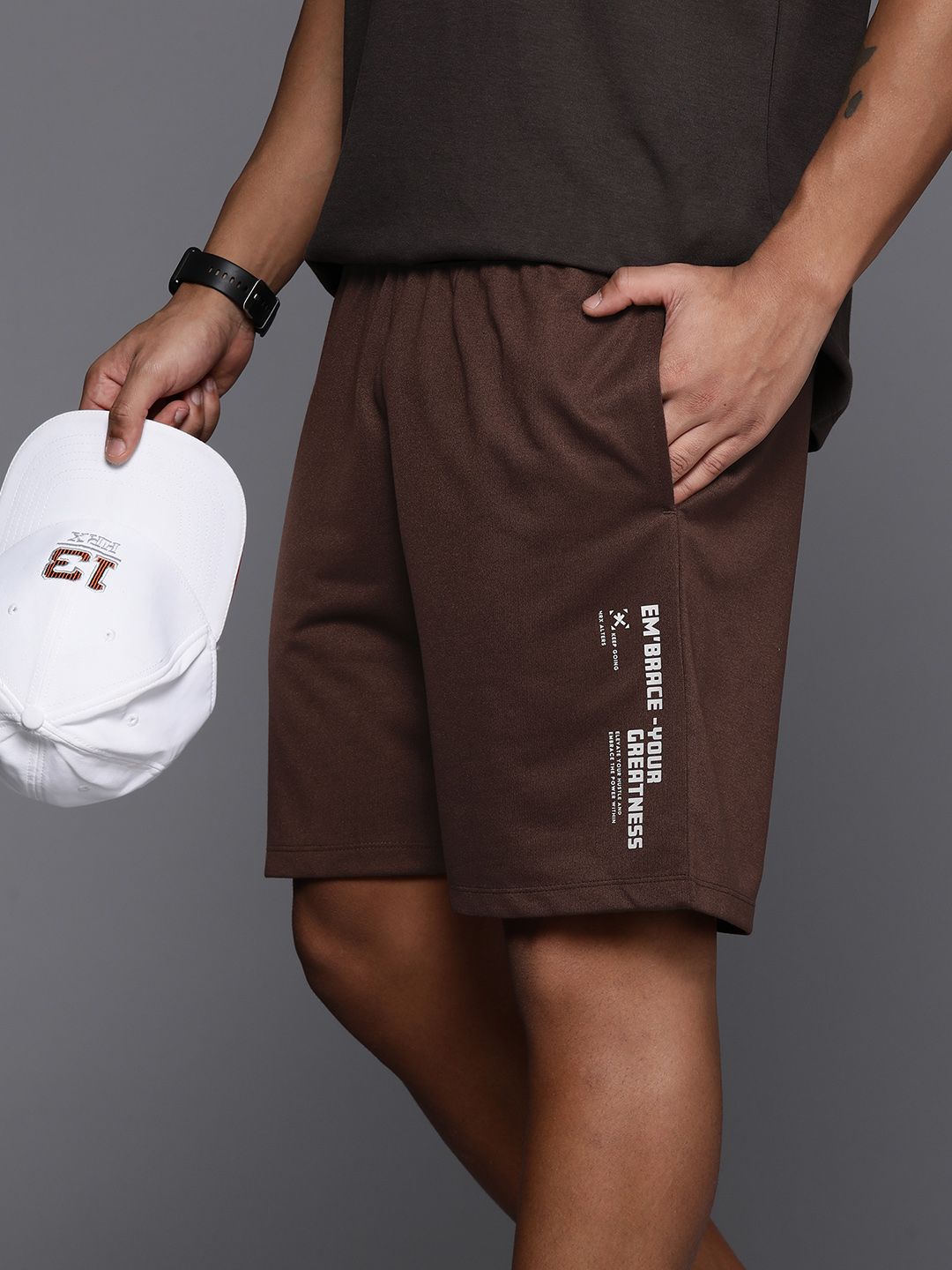 HRX by Hrithik Roshan Men Lifestyle Knit Shorts
