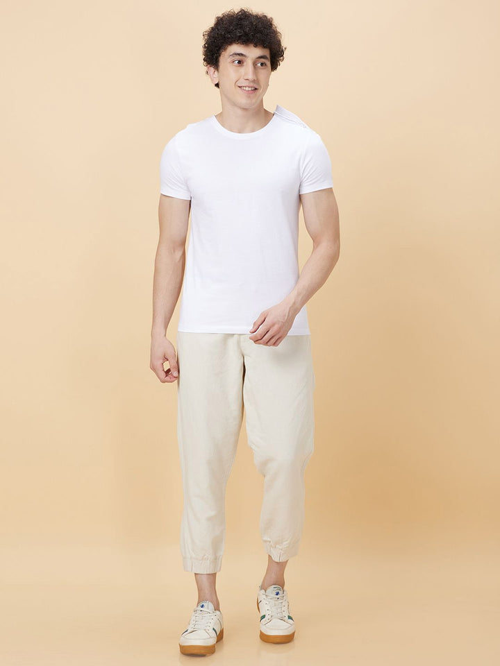 Being Human Men Round Neck Solid T-shirt