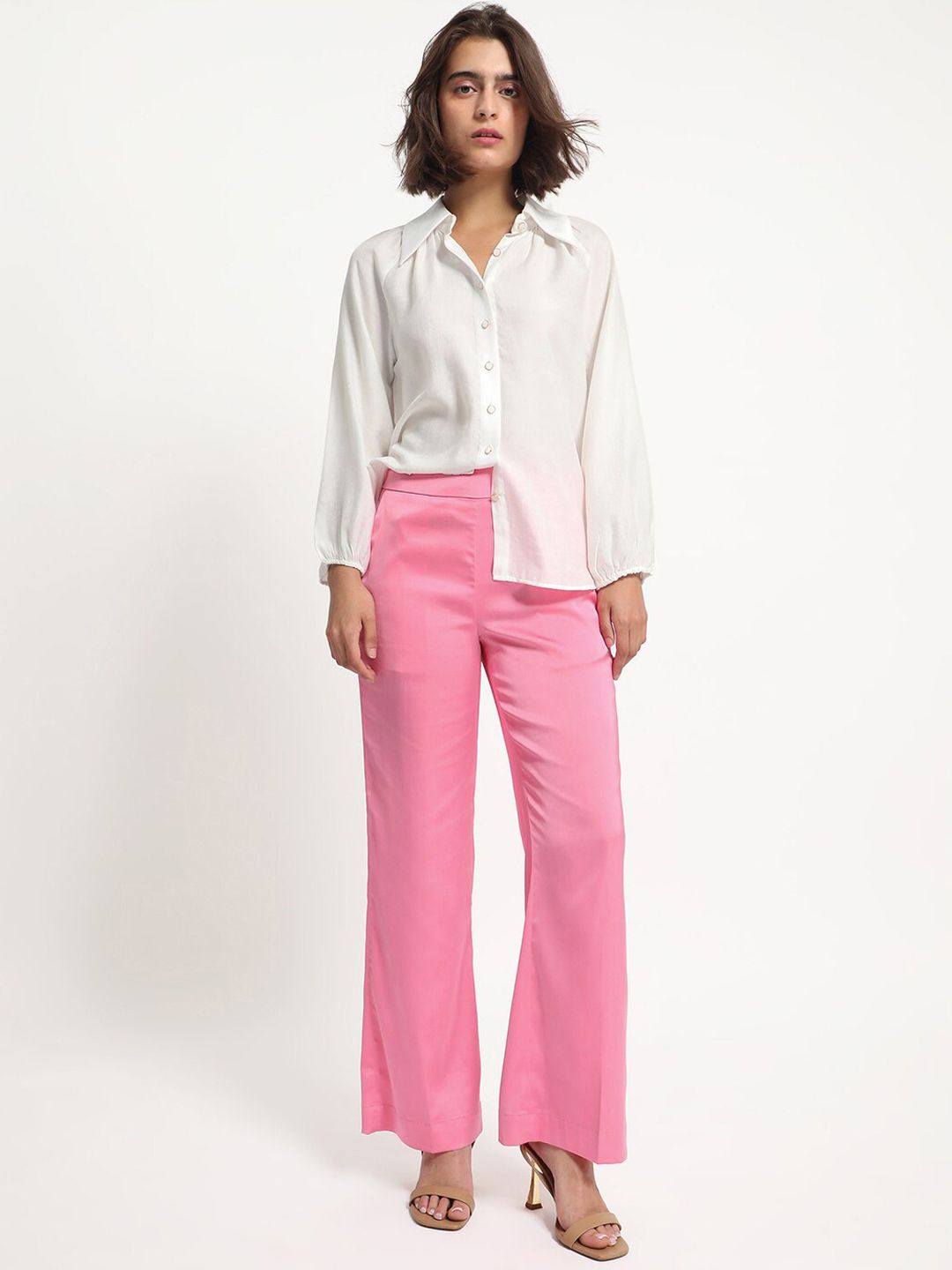 RAREISM Women High-Rise Parallel Trousers