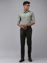 Park Avenue Slim Fit Self Design Opaque Formal Shirt