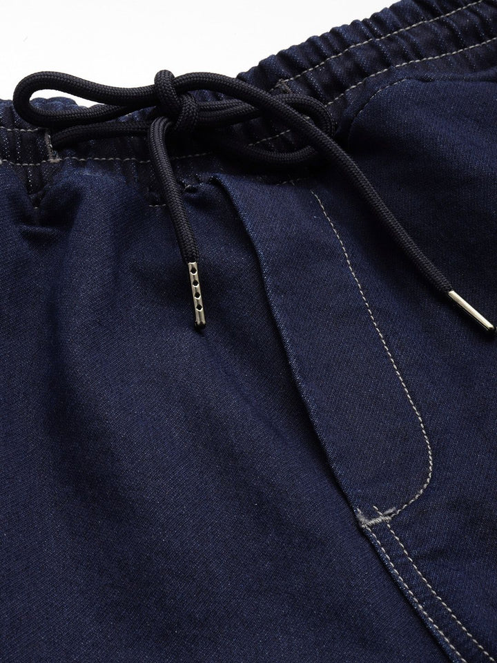 The Indian Garage Co Men Relaxed Fit Stretchable Cargo Style Jeans