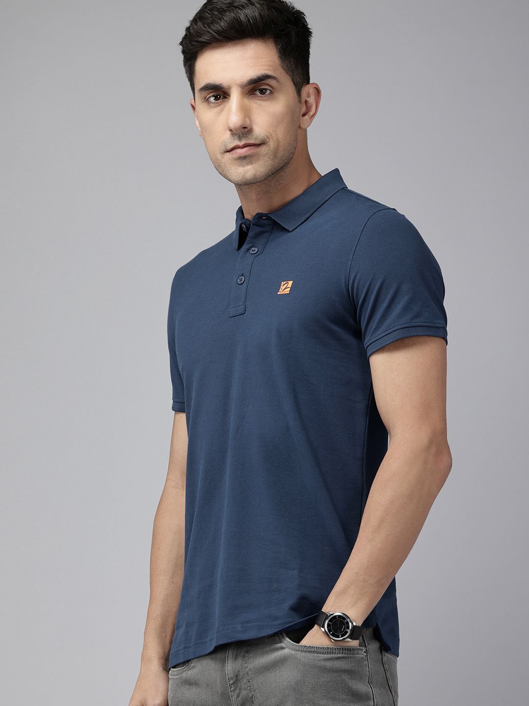 SPYKAR Polo Collar Slim Fit T-shirt