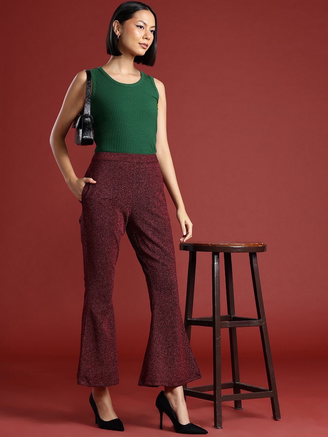 all about you Women High-Rise Trousers