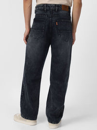 Urbano Fashion Men Loose Relaxed Fit Heavy Fade Jeans