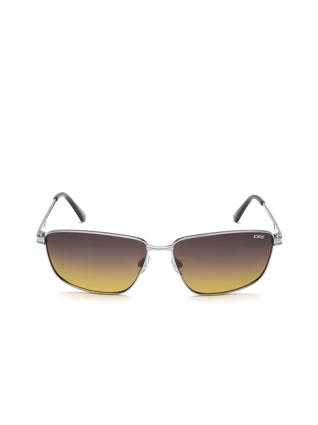 IDEE Men Rectangle Sunglasses with Polarised and UV Protected Lens IDS3098C4PSG