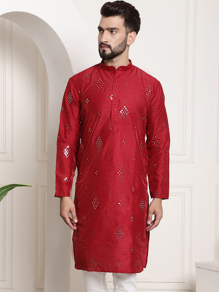 SOJANYA Kurta Kerja Cermin Motif Etnik