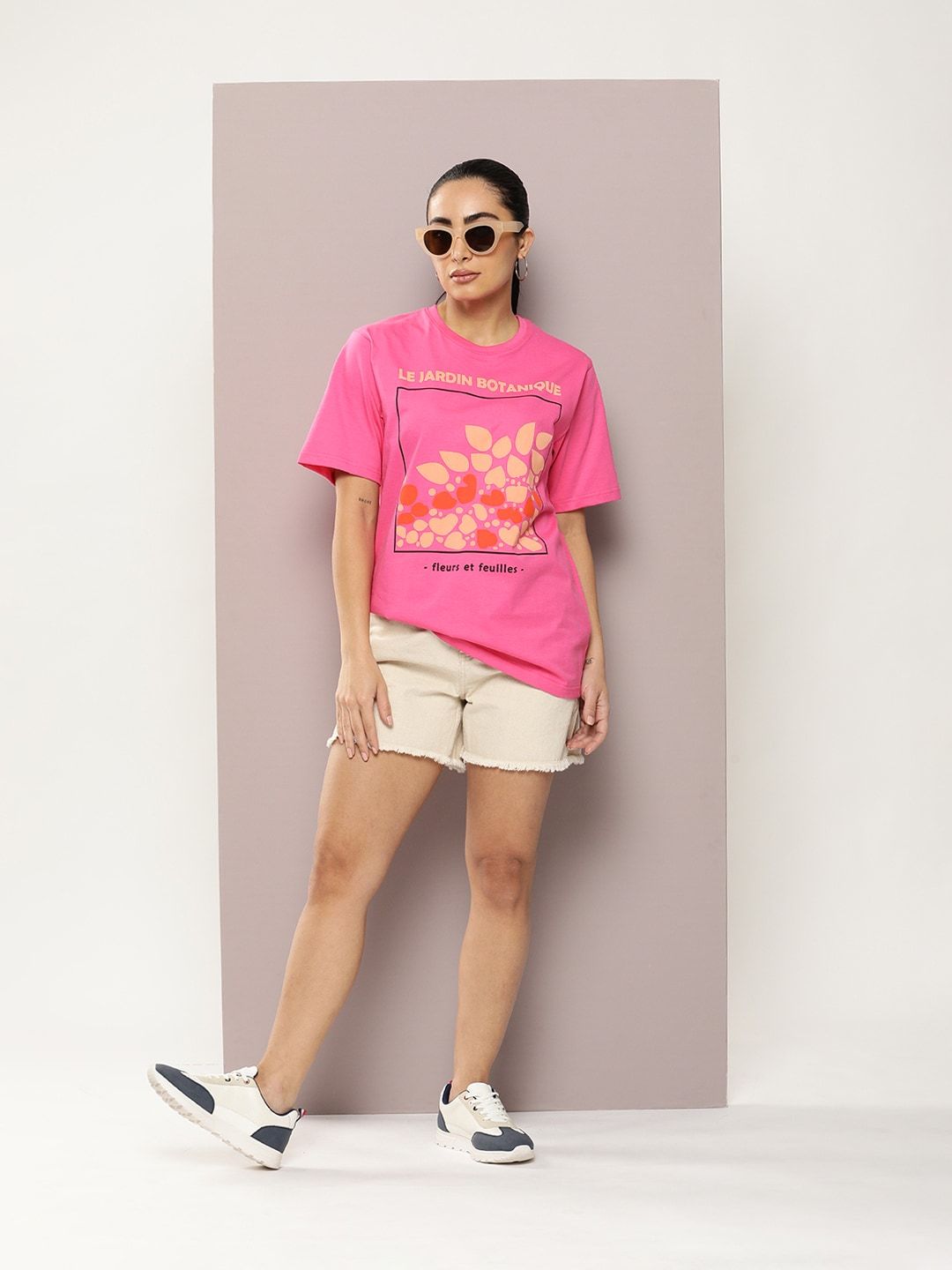 DILLINGER Graphic Printed Oversized Pure Cotton T-shirt