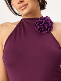 DressBerry Corsage Fantasy Halter Neck Top