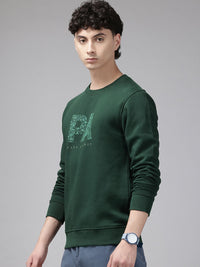 Park Avenue Slim Fit Printed Sweatshirt