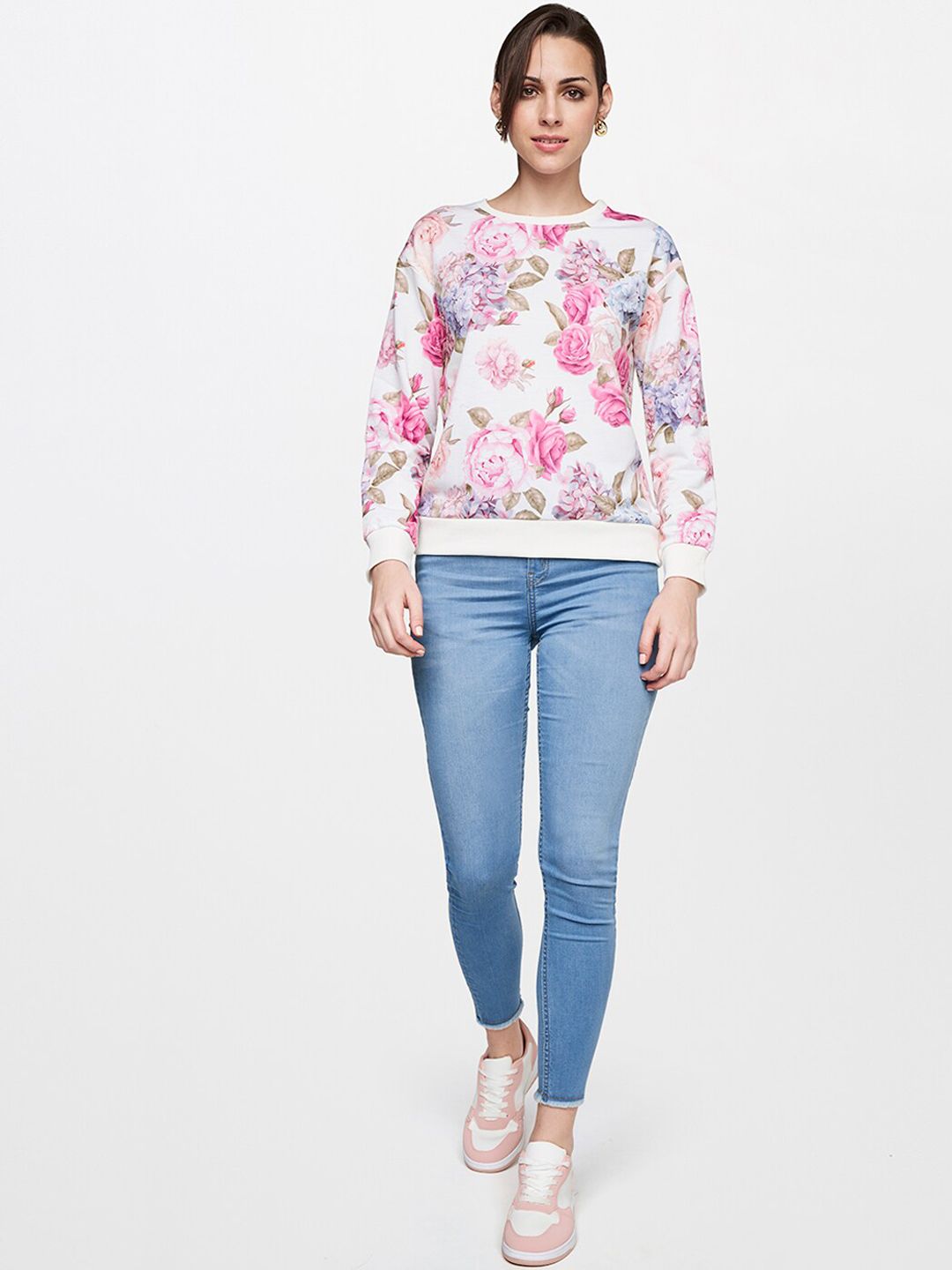 AND Women Blue Slim Fit Stretchable Jeans