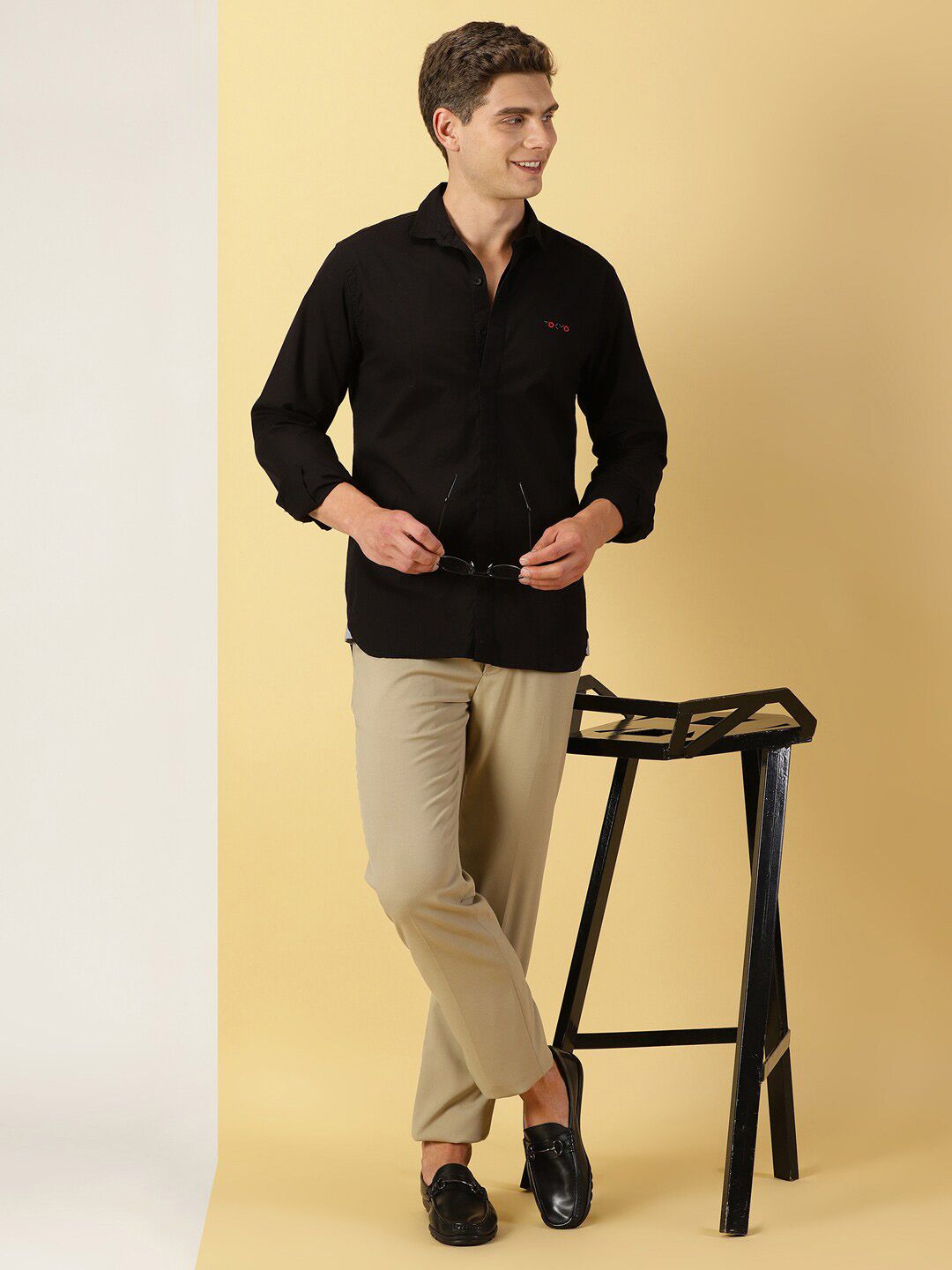 Thomas Scott Spread Collar Slim Fit Classic Casual Shirt