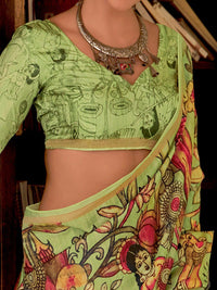Saree mall Floral Printed Chanderi Sarees