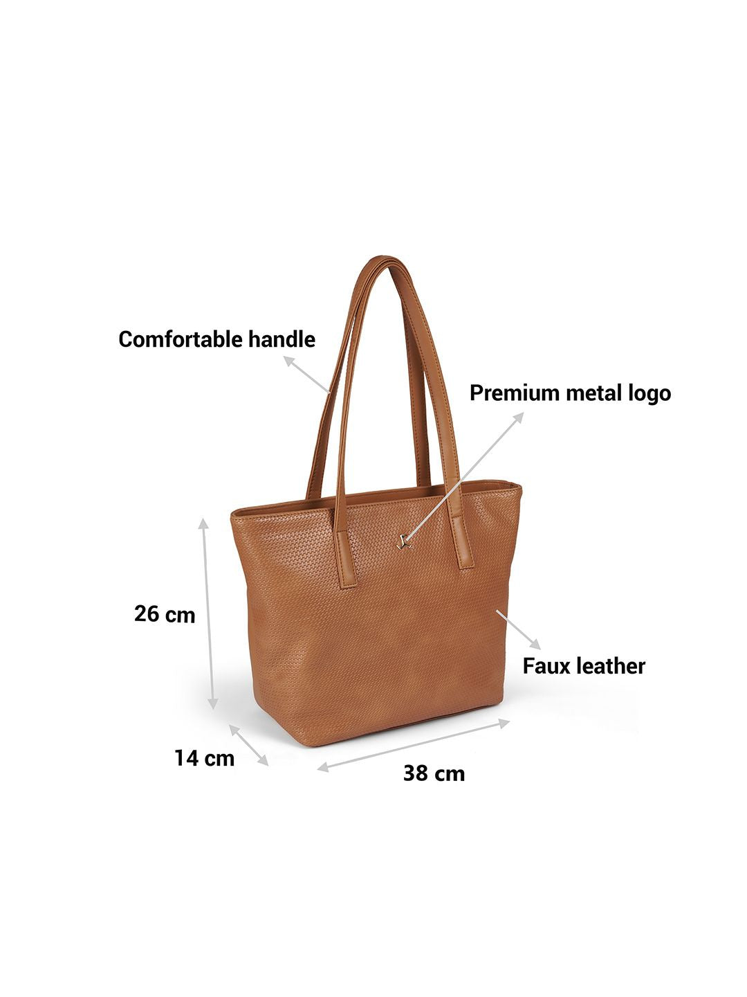 Mochi Textured Oversized Shopper Tote Bag