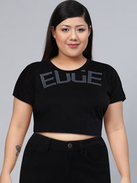 HRX By Hrithik Roshan EDGE Women Rapid-Dry Textured Oversized  Oversized T-shirt