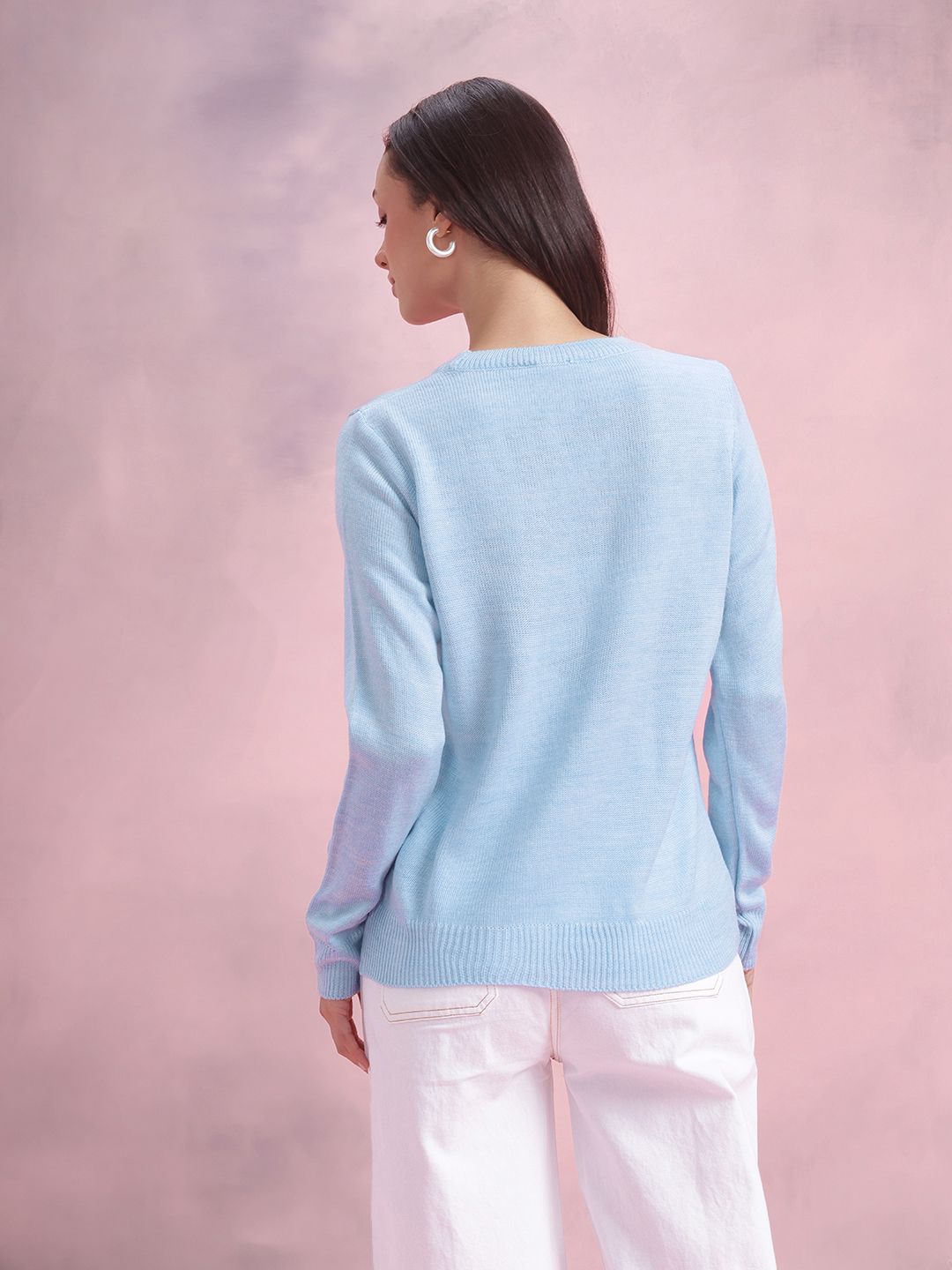 DressBerry Floral Embroidered Pullover