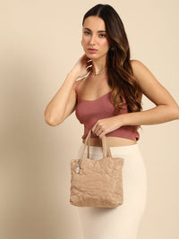 DressBerry Floral Design Quilted Handheld Bag