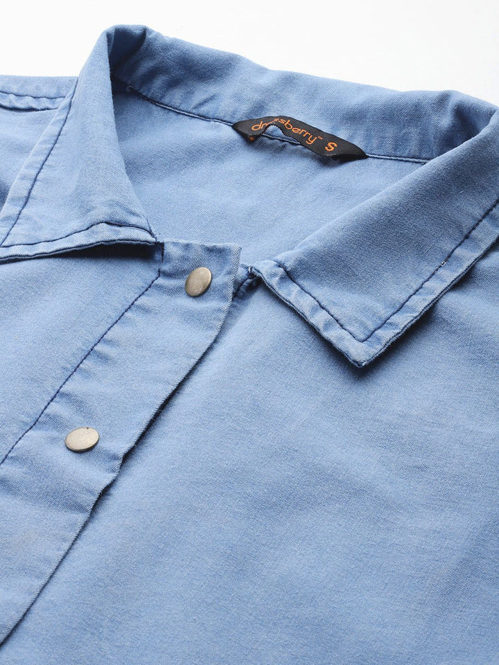 DressBerry Pocket Detail Chambray Co-Ords