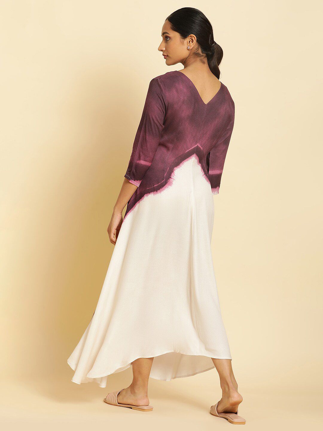 W  Tie & Dye Maxi Dress