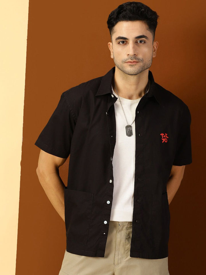 Thomas Scott Classic Boxy Short Sleeves Pure Cotton Casual Shirt