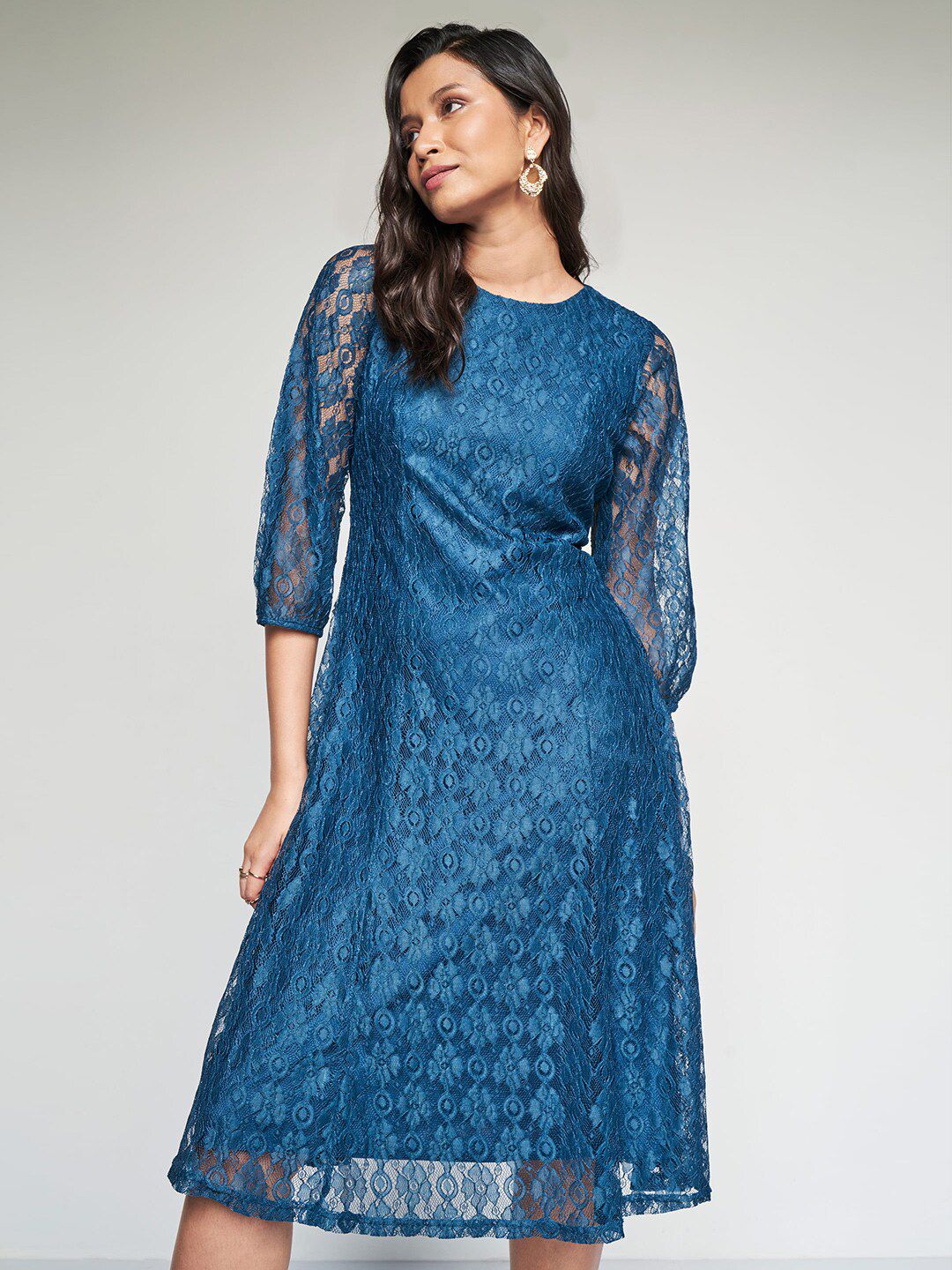 AND Self Design A-Line Dress