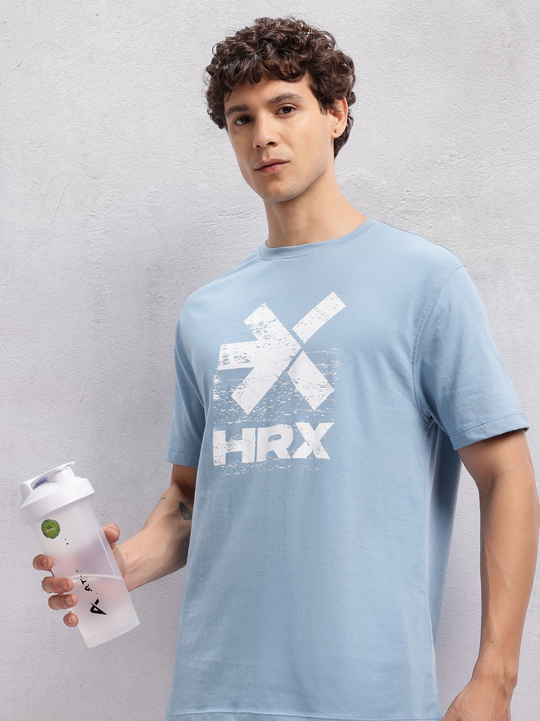 HRX by Hrithik Roshan Men Brand Logo Printed Training T-shirt