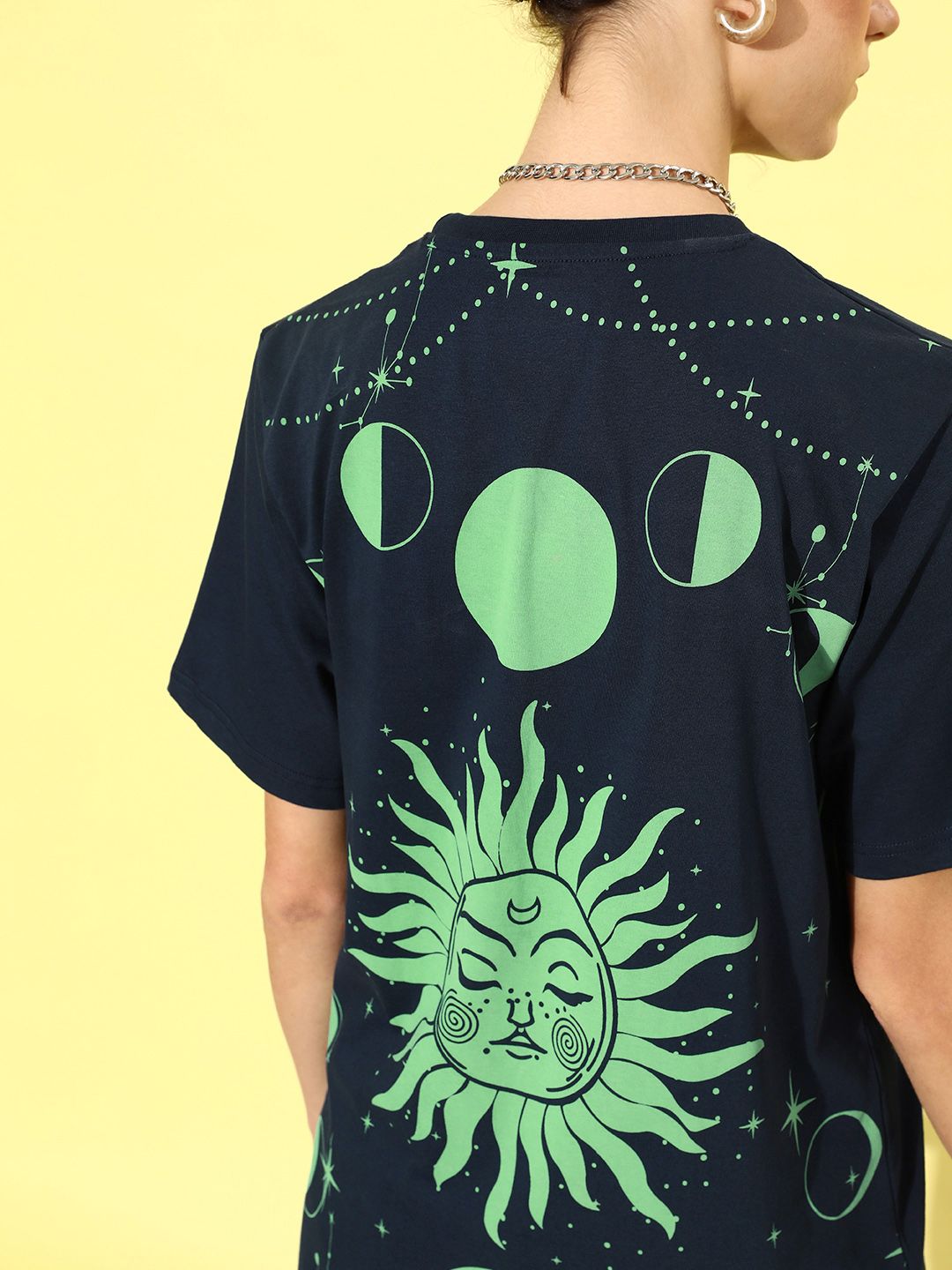 DILLINGER Pure Cotton Printed Oversized T-shirt