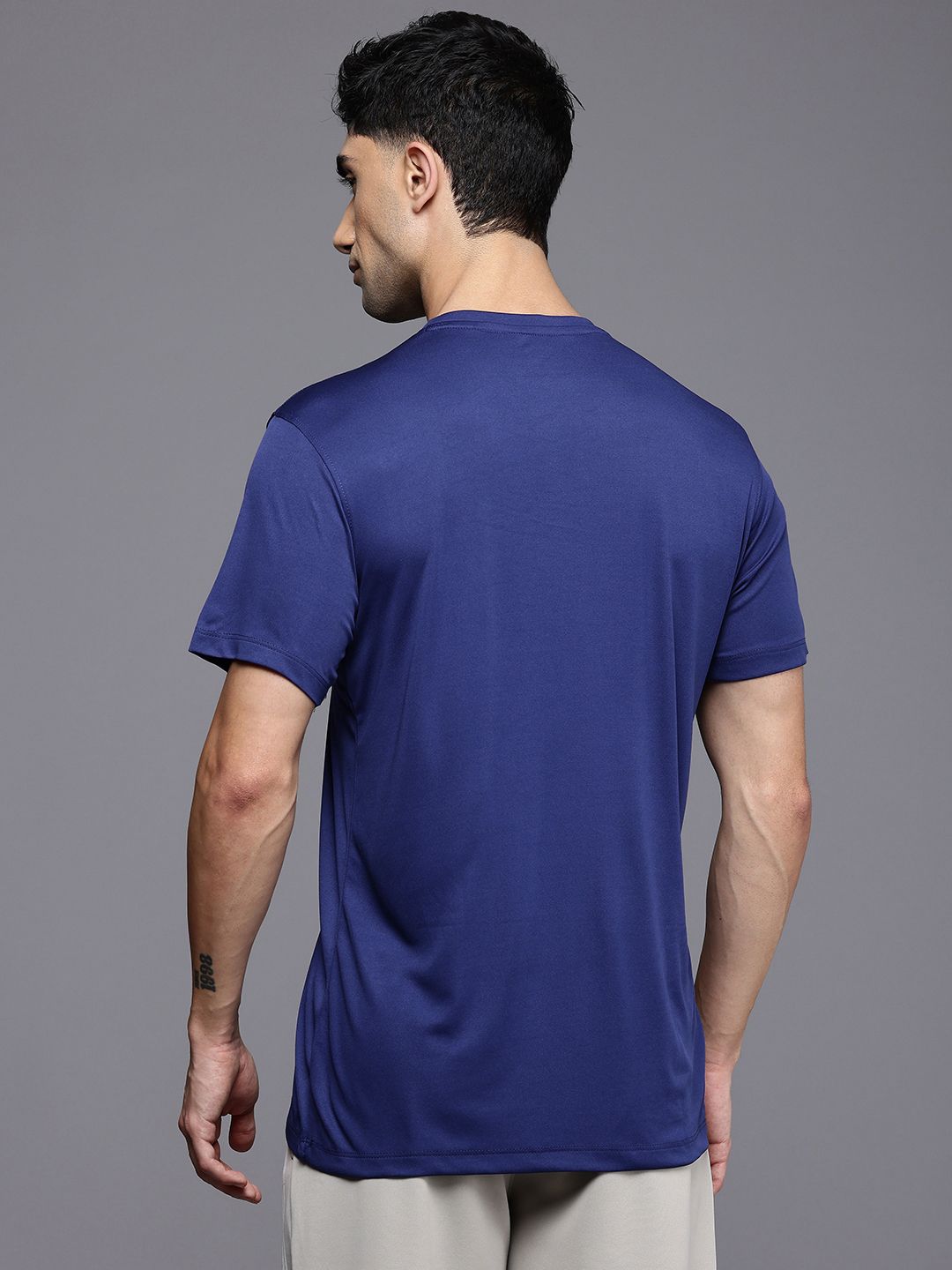 HRX by Hrithik Roshan Printed Rapid Dry Antimicrobial Finish Running T-shirt