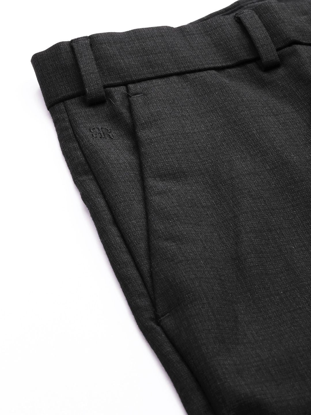 Raymond Men Checked Slim Fit Formal Trousers