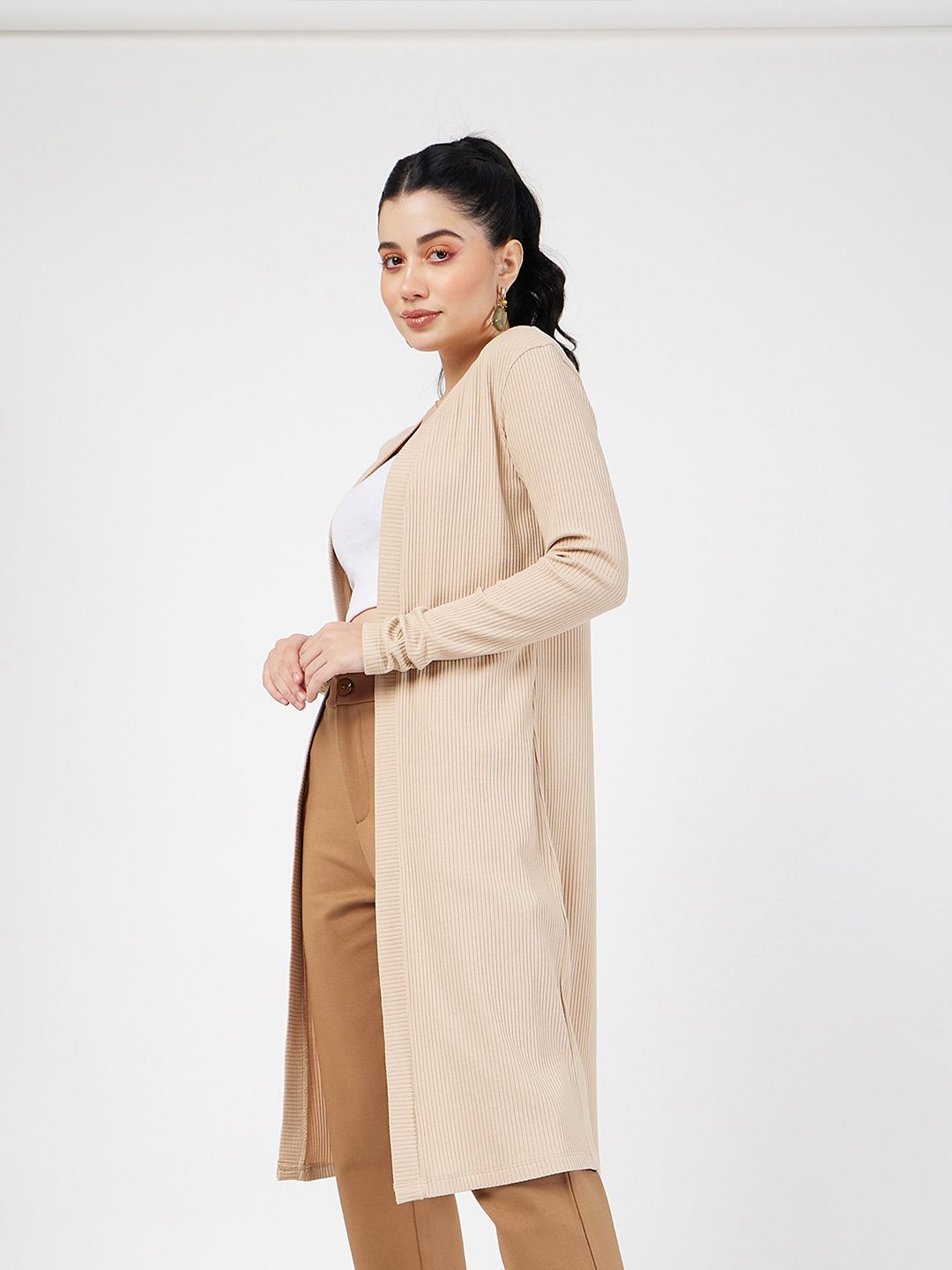SASSAFRAS Open Front Longline Shrug