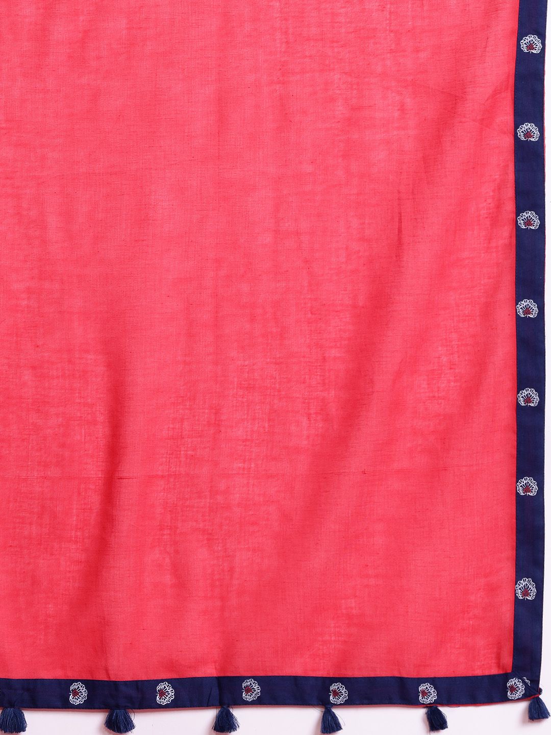 Anouk X Kaarkhana Floral Printed Pleated Pure Cotton Kurta with Churidar & Dupatta