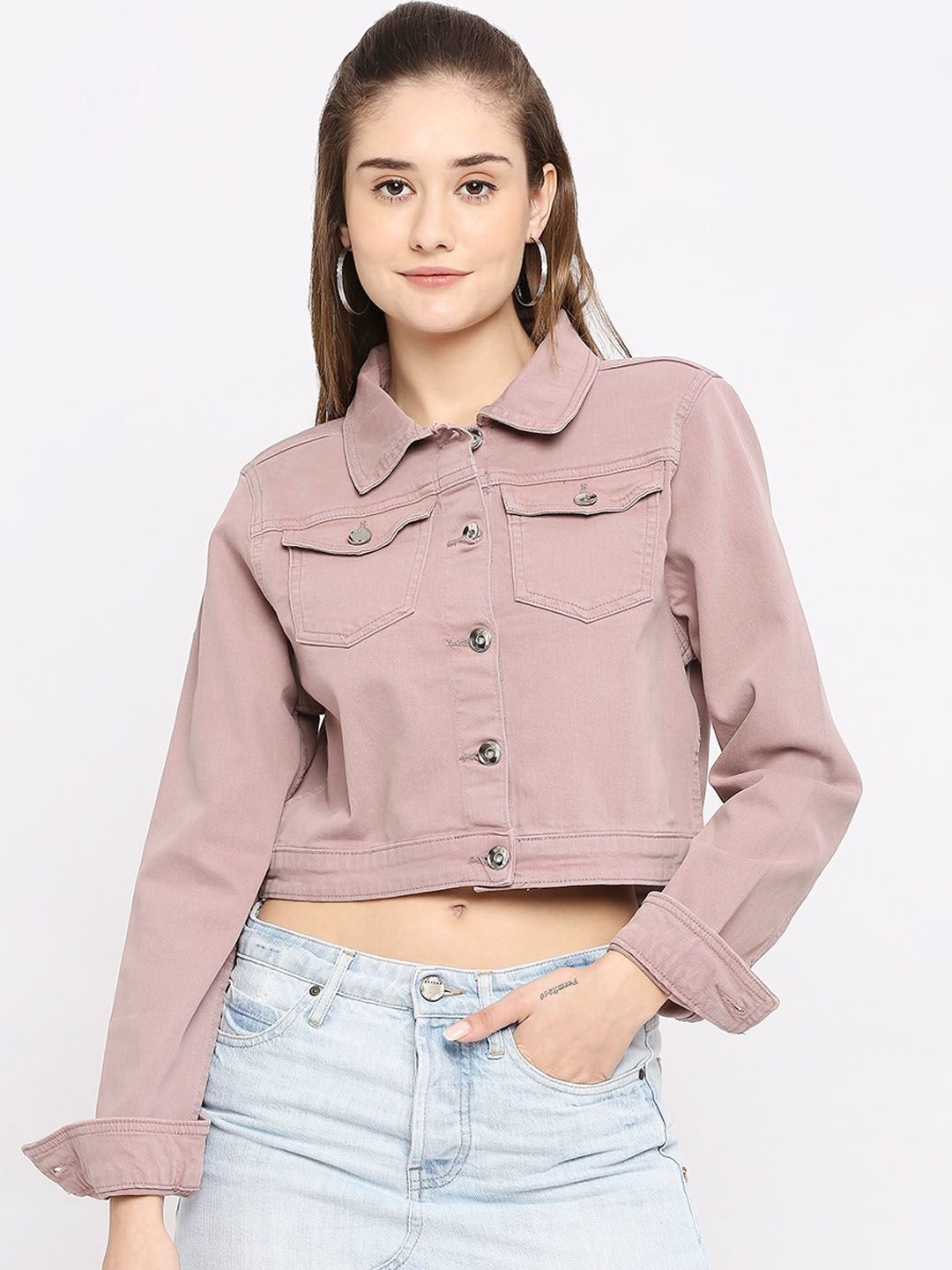 Jaket Denim Tanaman Wanita Spykar Wanita