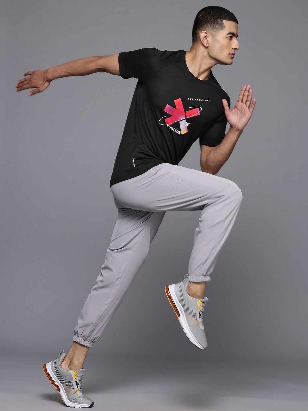 HRX by Hrithik Roshan Rapid-Dry Printed Running T-shirt