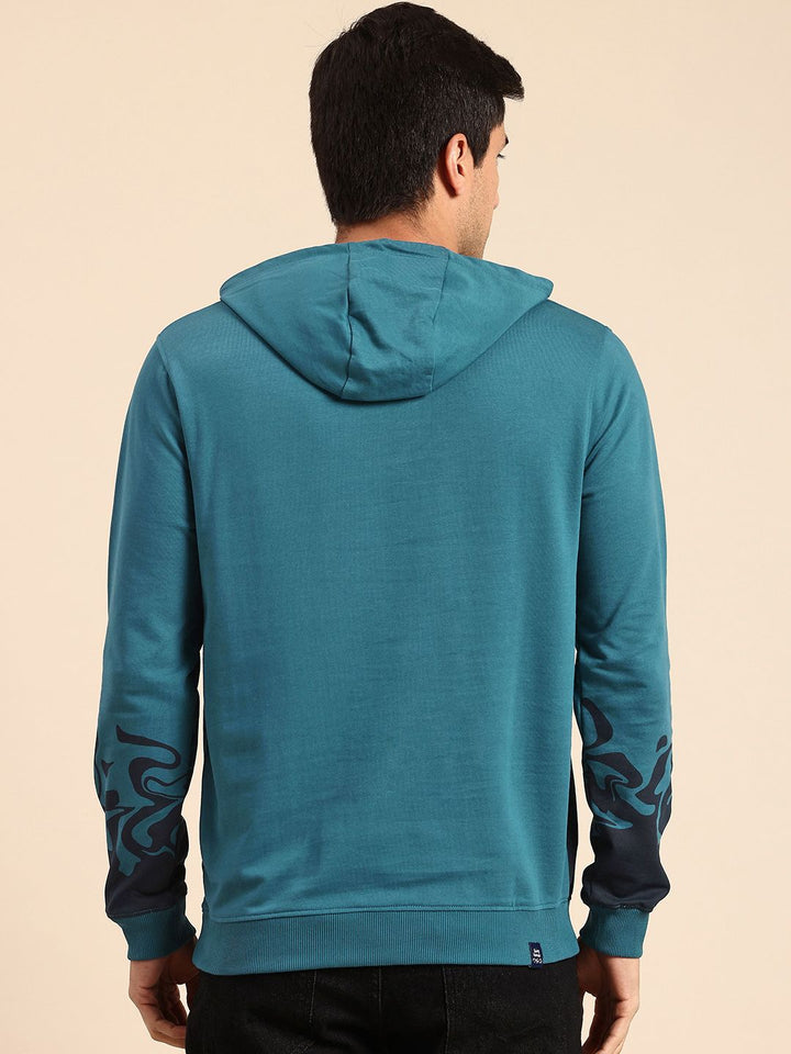 Being Human Graphic Printed Pure Cotton Pullover Sweatshirt