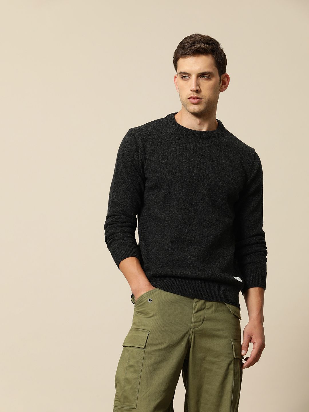 Mr Bowerbird Tailored Fit Woollen Pullover
