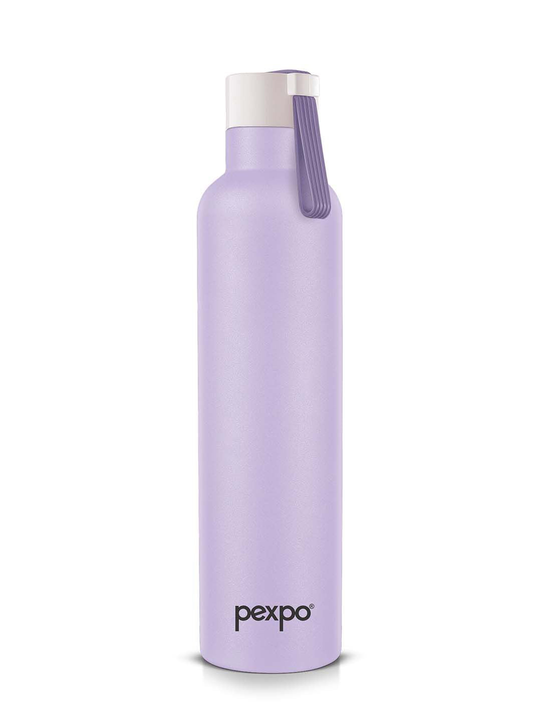 Pexpo Oslo Orchid Purple ISI Certified Thermosteel Hot And Cold Flask Water Bottle 750ml