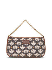 ZOUK Floral Printed Structured Baguette Bag Handbags