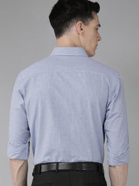 Park Avenue Men Slim Fit Micro Checks Formal Shirt
