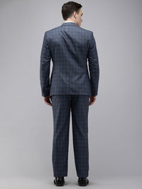 Park Avenue Checked Single Breasted Formal Blazer and Trouser