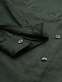 The Indian Garage Co Slim Fit Self Design Opaque Party Shirt