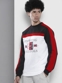 The Indian Garage Co Men Embroidered Sweatshirt