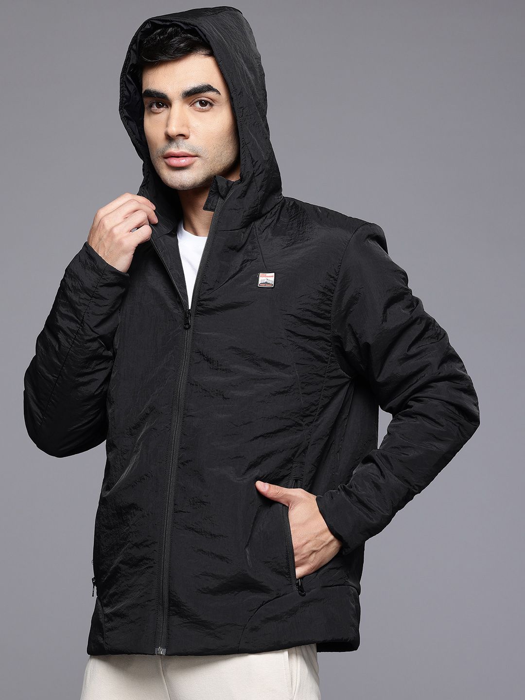 HRX by Hrithik Roshan Outdoor Hooded Padded Jacket